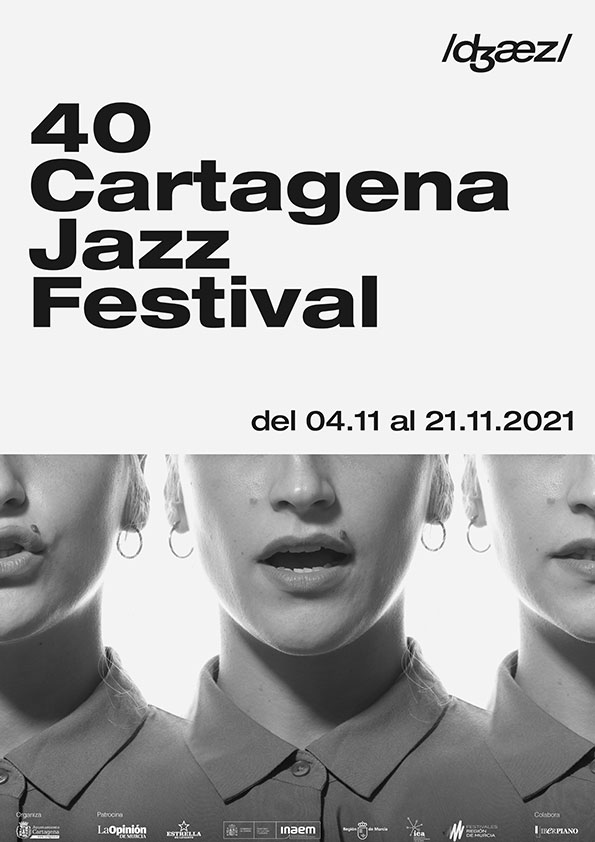 Cartel Anunciador 40 Cartagena Jazz Festival 2021