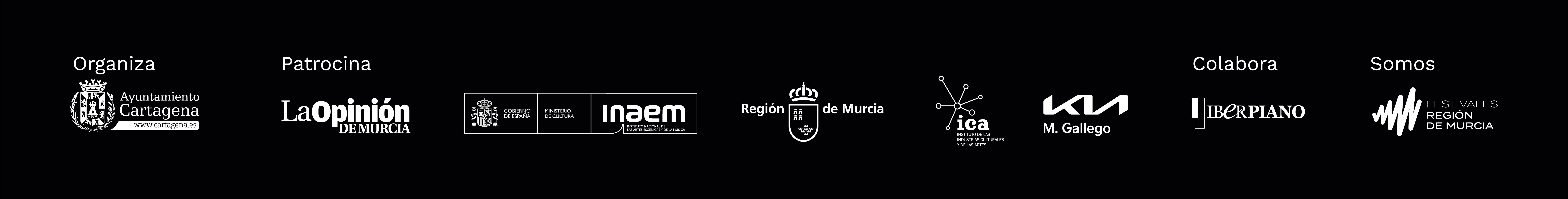 Patrocinadores del 44� Jazz Festival de Cartagena