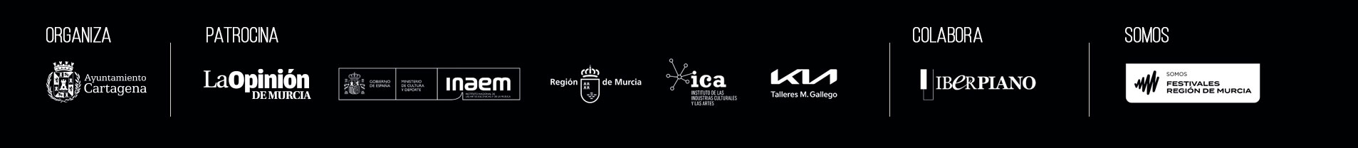 Patrocinadores del 45� Jazz Festival de Cartagena